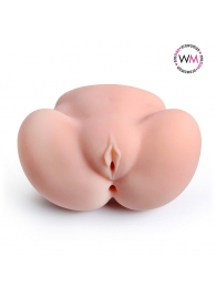 Реалистичный мастурбатор с двумя функциональными отверстиями - Erowoman-Eroman - в Южно-Сахалинске купить с доставкой