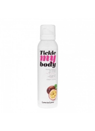 Массажная хрустящая пенка Tickle my body с ароматом маракуйи - 150 мл. - Love to Love - купить с доставкой в Южно-Сахалинске