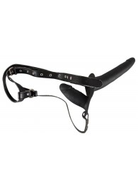 Женский страпон с вагинальной пробкой - 15 см. - Orion - купить с доставкой в Южно-Сахалинске