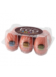 Набор из 6 мастурбаторов-яиц Tenga Egg Variety Pack V - Tenga - в Южно-Сахалинске купить с доставкой