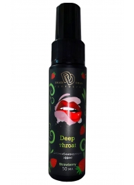 Спрей для горла Deep Throat с десенсибилизирующим эффектом и вкусом клубники - 50 мл. - БиоМед - купить с доставкой в Южно-Сахалинске