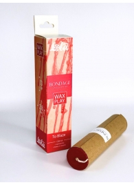 Низкотемпературная свеча для тактильной практики Wax Play To Blaze - Lola Games - купить с доставкой в Южно-Сахалинске