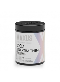 Экстремально тонкие презервативы MAXUS 003 Extra Thin - 15 шт. - Maxus - купить с доставкой в Южно-Сахалинске