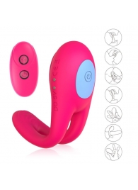 Розовое виброкольцо с пультом ДУ - I-MOON - в Южно-Сахалинске купить с доставкой