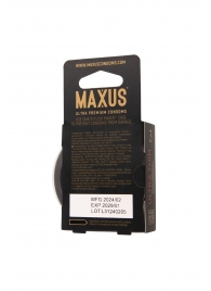 Ультратонкие презервативы MAXUS AIR Ultra Thin - 3 шт. - Maxus - купить с доставкой в Южно-Сахалинске