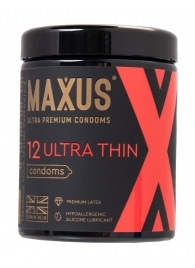 Ультратонкие презервативы MAXUS Ultra Thin - 12 шт. - Maxus - купить с доставкой в Южно-Сахалинске