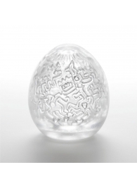 Мастурбатор-яйцо Keith Haring EGG PARTY - Tenga - в Южно-Сахалинске купить с доставкой