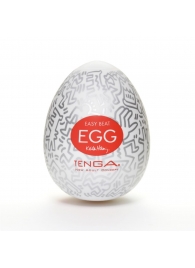 Мастурбатор-яйцо Keith Haring EGG PARTY - Tenga - в Южно-Сахалинске купить с доставкой