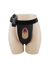 Полый вибрострапон на регулируемых трусиках Draven - 17,5 см. - Baile - купить с доставкой в Южно-Сахалинске