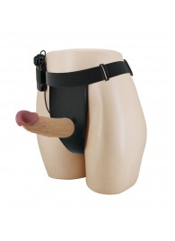 Полый вибрострапон на регулируемых трусиках Draven - 17,5 см. - Baile - купить с доставкой в Южно-Сахалинске