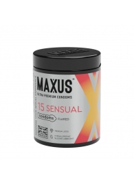 Анатомические презервативы MAXUS Sensual - 15 шт. - Maxus - купить с доставкой в Южно-Сахалинске