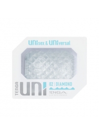 Прозрачный мастурбатор-стимулятор Tenga Uni Diamond - Tenga - в Южно-Сахалинске купить с доставкой