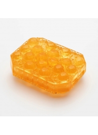 Оранжевый мастурбатор-стимулятор Tenga Uni Topaz - Tenga - в Южно-Сахалинске купить с доставкой