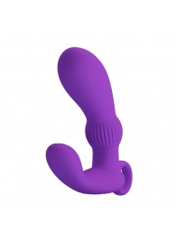 Фиолетовый вибромассажёр для массажа простаты Cayla - 11,2 см. - Baile - в Южно-Сахалинске купить с доставкой