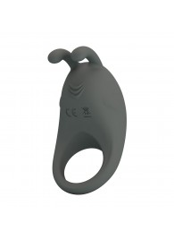 Серое эрекционное кольцо с вибрацией Master Ring - Baile - в Южно-Сахалинске купить с доставкой