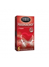 Гладкие презервативы Domino Harmony - 6 шт. - Domino - купить с доставкой в Южно-Сахалинске