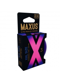 Презервативы Maxus XXL увеличенного размера - 3 шт. - Maxus - купить с доставкой в Южно-Сахалинске