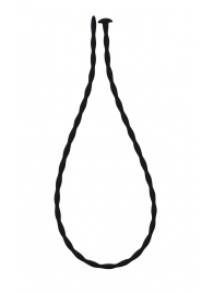 Черный уретральный массажер Glide Small - 30 см. - Lola Games - купить с доставкой в Южно-Сахалинске