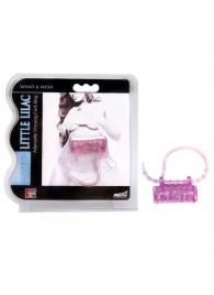 Эрекционное кольцо с вибратором LITTLE LILAC - Dream Toys - в Южно-Сахалинске купить с доставкой