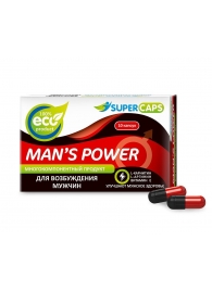 Возбуждающее средство Man’s power - 10 капсул (+1 в подарок) - SuperCaps - купить с доставкой в Южно-Сахалинске