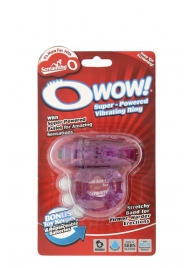 Фиолетовое эрекционное виброкольцо OWOW PURPLE - Screaming O - в Южно-Сахалинске купить с доставкой