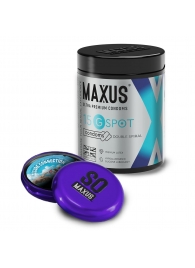 Гладкие презервативы Maxus G spot с двойной спиралью - 15 шт. - Maxus - купить с доставкой в Южно-Сахалинске