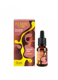 Капли с согревающим эффектом Passion Drips Warming - 15 мл. - Pleasure Lab - купить с доставкой в Южно-Сахалинске