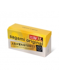 Презервативы увеличенного размера Sagami Original 0.02 XL-size - 12 шт. - Sagami - купить с доставкой в Южно-Сахалинске