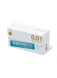 Увлажнённые презервативы Sagami Original 0.01 Extra Lub - 12 шт. - Sagami - купить с доставкой в Южно-Сахалинске