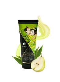 Массажный крем для тела с ароматом груши и зелёного чая Pear   Exotic Green Tea - 200 мл. - Shunga - купить с доставкой в Южно-Сахалинске