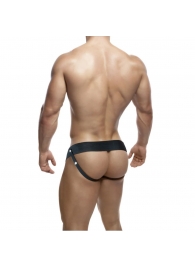 Телесный фаллопротез на черных эластичных ремнях 7 Inch Hollow Strap On - 17 см. - Blush Novelties - купить с доставкой в Южно-Сахалинске