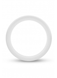 Белое люминесцентное эрекционное кольцо Silicone Glo Cock Ring - Blush Novelties - в Южно-Сахалинске купить с доставкой
