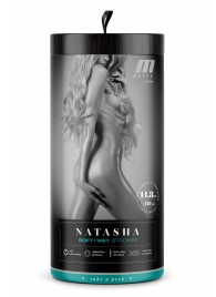 Мастурбатор-вагина с вибрацией Soft   Wet Natasha Realistic Beige Masturbator - Blush Novelties - в Южно-Сахалинске купить с доставкой