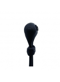 Чёрное лассо на пенис с вибрацией - Baile - в Южно-Сахалинске купить с доставкой