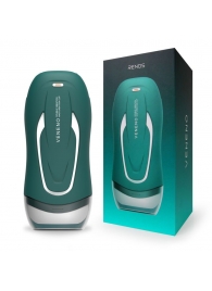 Зеленый вибромастурбатор с голосовым сопровождением Veneno - Rends - в Южно-Сахалинске купить с доставкой