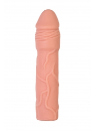 Телесная удлиняющая насадка с подхватом - 19 см. - ToyFa - в Южно-Сахалинске купить с доставкой