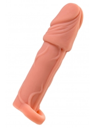 Телесная удлиняющая насадка с подхватом - 16 см. - ToyFa - в Южно-Сахалинске купить с доставкой