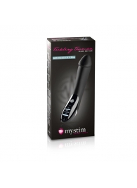 Вибратор с электростимуляцией Tickling Truman Black Edition - 27 см. - MyStim - купить с доставкой в Южно-Сахалинске