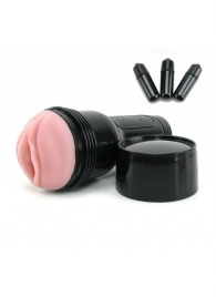 Мастурбатор-вагина Fleshlight - Vibro Pink Lady Touch с вибрацией - Fleshlight - в Южно-Сахалинске купить с доставкой