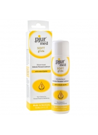 Силиконовый лубрикант с жожоба pjur MED Soft glide - 100 мл. - Pjur - купить с доставкой в Южно-Сахалинске