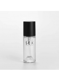 Съедобное cогревающее массажное масло Slow Sex - 50 мл. - Bijoux Indiscrets - купить с доставкой в Южно-Сахалинске