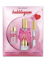 Набор средств для массажа и ласк Bubblegum Play Kit - Bijoux Indiscrets - купить с доставкой в Южно-Сахалинске