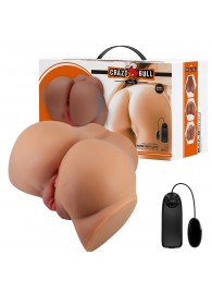 Карамельный мастурбатор-полуторс Emilia с вибрацией - Baile - в Южно-Сахалинске купить с доставкой