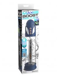 Синяя вакуумная автоматическая помпа Max Boost Pro Flow - Pipedream - в Южно-Сахалинске купить с доставкой