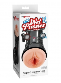 Мастурбатор-вагина в колбе Super Luscious Lips - Pipedream - в Южно-Сахалинске купить с доставкой