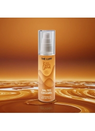 Съедобное массажное масло Kiss Land Salted Caramel - 75 мл. - THE LUFF - купить с доставкой в Южно-Сахалинске