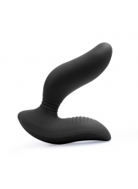 Черный вибромассажер простаты 3,5’’ Curve P-spot Massager - 12 см. - Erokay - в Южно-Сахалинске купить с доставкой