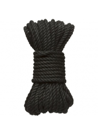 Черная верёвка для связывания и фиксации Bind Tie - 9,14 м. - Doc Johnson - купить с доставкой в Южно-Сахалинске