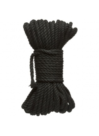 Черная верёвка для связывания и фиксации Bind Tie - 15,24 м. - Doc Johnson - купить с доставкой в Южно-Сахалинске