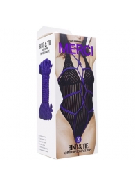 Фиолетовая верёвка для связывания и фиксации Bind Tie - 9,14 м. - Doc Johnson - купить с доставкой в Южно-Сахалинске